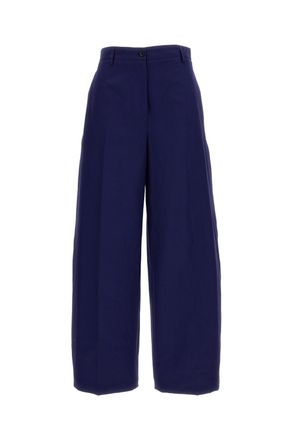 Alberto Biani Wide-Leg Cotton Trousers