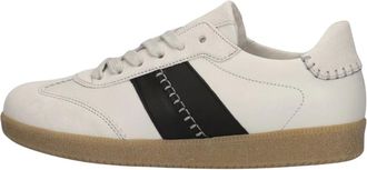 Gabor Schoenen, Dames, Wit, 42 1/2 EU, Leer, 301 Sneakers