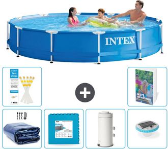 Intex Piscina Con Estructura Redonda - 366x76 Cm - 7-piezas S152