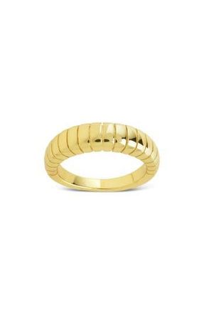Sterling Forever Gro Stacked Ridge Band Ring in Gold at Nordstrom Rack, Size 8