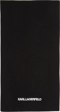 Karl Lagerfeld K/Essential Sjaal - Dames - Wintersjaals - Zwart - ONE Size - Polyester - Accessoires