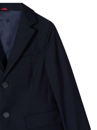 Fay Wool-Blend Jacket - Blue