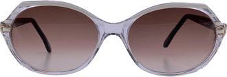 Saint Laurent Pre-owned Womens Vintage Plastic Sunglasses - White - One Size