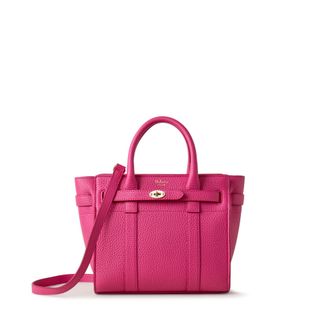 Mulberry Womens Mini Zipped Bayswater - Mulberry Pink
