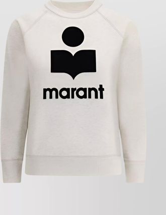 Isabel Marant logo-print cotton-blend sweatshirt