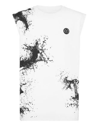 Plein Sport Tank Top Plein Sport Splash Men in White at Nordstrom, Size Xxx-Large Eu