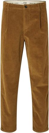 Selected Chinos - Heren - Broeken - Bruin - Maat: W29 L32 Corduroy