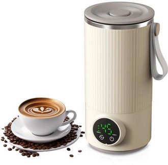 No Brand Hervidor De Viaje - Hervidor El&eacute;ctrico Usb - Port&aacute;til De 400 Ml - Hervidor De Acero Inoxidable - Incluye Bater&iacute;a Recargable - Ideal Para Acampar - Pla