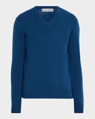 Neiman Marcus Men & apos;s Cashmere V-Neck Sweater