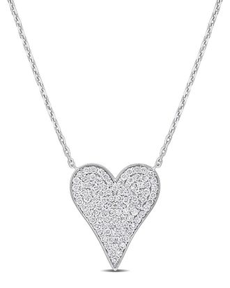 Rina Limor 14K 0.47 Ct. Tw. Diamond Cluster Heart Necklace