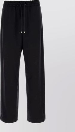 Loewe wool joggers with wide leg design