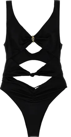 Elisabetta Franchi Elisabetta franchi knoop één stuk zwempak