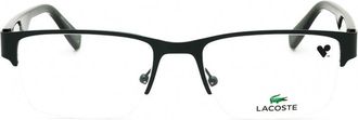 Lacoste L2299N301 Rectangle Semi-Rim Metal Eyeglasses - Green