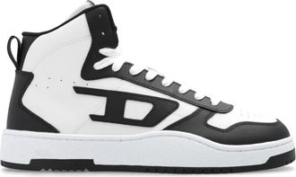 Diesel S-Ukiyo V2 MID Sneakers - Heren - Sneakers - Wit - 41 EU - Leer - Schoenen