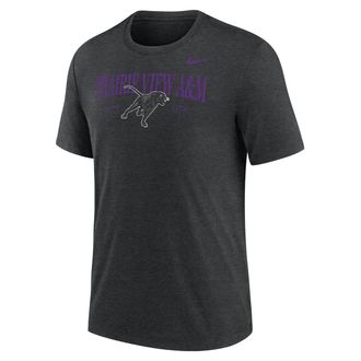 Nike Mens College (Prairie View A&M University) Tri-Blend Short-Sleeve T-Shirt in Black | M21372PVUN25-BLH
