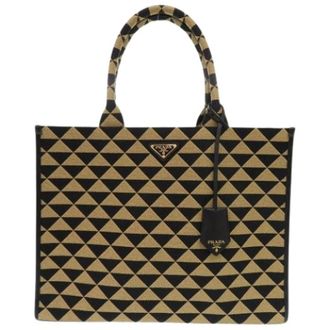 Prada Pre-owned Tote Bags, female, Multicolor, Size: ONE SIZE Pre-owned Vintage Tote Bag