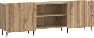 vidaXL Mueble De Tv 150 X 31 X 52 Cm Roble Artisan Vidaxl