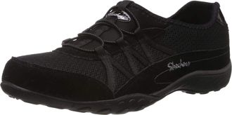 Skechers Sport Womens Relaxation Breathe Easy Moneybags Sneaker, Black, 7.5 W US