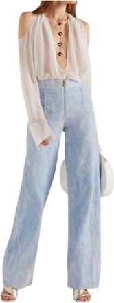 Genny Top - Dames - Blouses - Wit - M - Overhemden