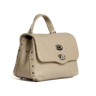Zanellato Handbags, female, Beige, Size: ONE SIZE Beige Shoulder Bag with Flip Closure