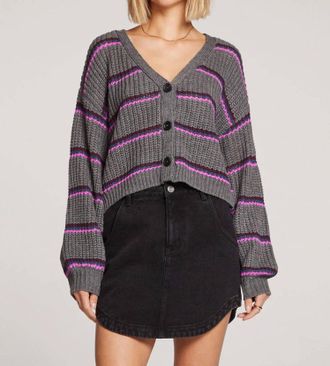 Saltwater Luxe Scout Sweater Top In Stripe