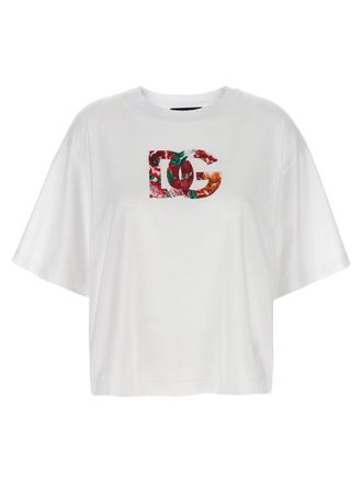 Dolce & Gabbana Floral Logo T-Shirt