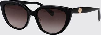 Longchamp Occhiali da sole Cat-eye in acetato nero con lenti sfumate
