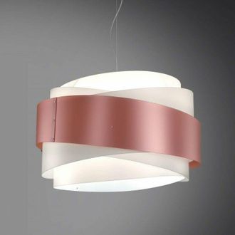 Linea Zero Bea L&aacute;mpara De Suspensi&oacute;n Una Luz Rosa Di&aacute;metro 60x H38 Cm