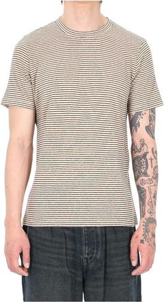 Isabel Marant Isabel Marant, T-Shirts, male, Beige, Size: L Leon T-shirt