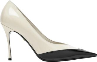 Ferragamo Decollete - Dames - Pumps - Beige - 40 1/2 EU - Leer - Schoenen