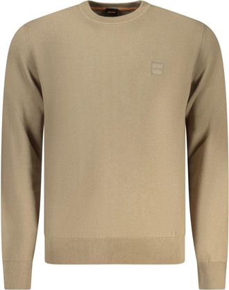 HUGO BOSS Heren, Truien, Bruin, Maat: 2XL Katoen