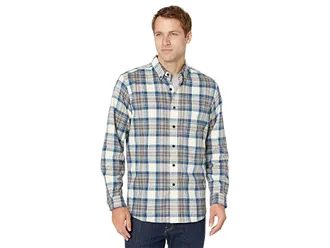L.L.Bean Scotch Plaid Flannel Shirt Traditional Fit Mens Clothing Indigo Tartan : 2XL, Flannel/Cotton