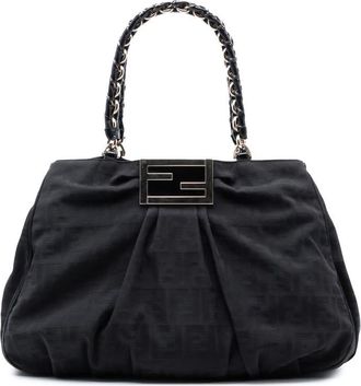 Fendi Pre-owned Fendi Zucca Canvas Mia Chain Tote Ladies 2516-8BR616.DMP-118