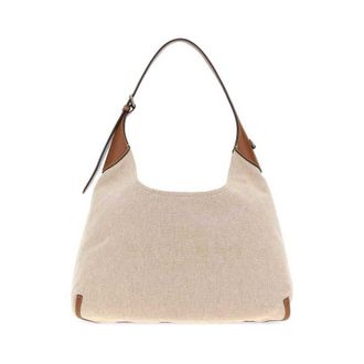 Marc Jacobs Beige Canvas The Sack Bag Shopping Beigearganoil Borse A Mano