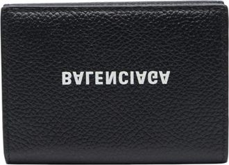Balenciaga Black Leather Wallet (Tri-Fold) (Pre-Owned)