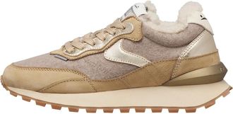Voile Blanche Qwark Hype Fur - Dames - Sneakers - Beige - 35 EU - Wol - Schoenen