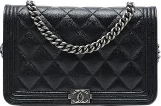 Chanel Pre-owned Boy Wallet on Chain - - Pre-owned - Donna - Nero - ONE SIZE