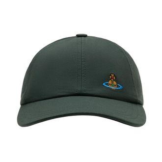 Vivienne Westwood Caps, female, Green, Size: ONE SIZE Uni Colour Baseball Cap
