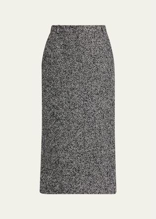Michael Kors Melange Midi Trouser Skirt