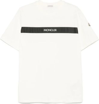 Moncler T-shirt con logo - Bianco