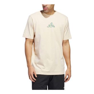 adidas Lil Stripe Photoreal Graphic T-shirt Asia Sizing Beige IN6384
