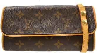 Louis Vuitton Twin Monogram Canvas Brown Canvas Handbag (Pre-Owned)