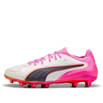 Puma King 20 Ultimate FG/AG White Poison Pink 108457-05