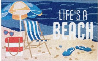 The Rug Market Lifes A Beach 24X36in Doormat