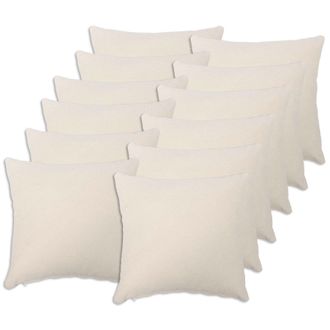 vidaXL Funda De Almohada 12 Pcs Heerlen Crema 40 X 40 Cm Boucl&eacute; Vidaxl