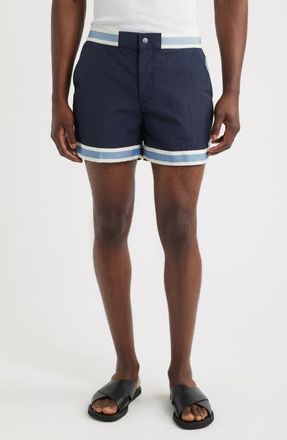 CH&Eacute; Studios Baller Swim Trunks in Navy- 12 at Nordstrom, Size Xx-Large