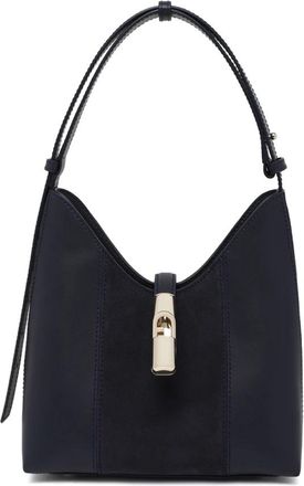Furla Goccia Schoudertas - Dames - Schoudertassen - Zwart - ONE Size - Leer - Tassen