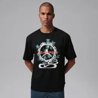 Nike Jordan Mens Jordan Graphic T-Shirt in White | IQ5295-100