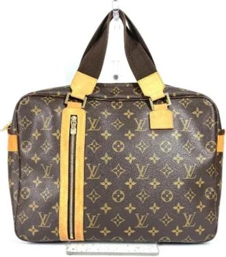 Louis Vuitton Pre-owned Vintage Monogram Tote Bag - Dames - Vintage Handtas - Bruin - ONE Size - Leer - Vintage