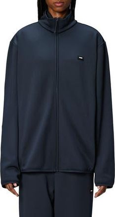 Rains Sintra Fleece Jacket in Navy at Nordstrom Rack, Size X-Small